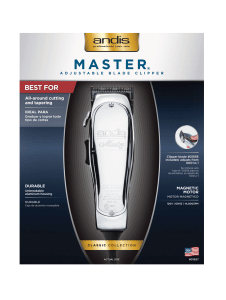 Andis Fade Master Clipper - Barber Supplies, Barber Depot