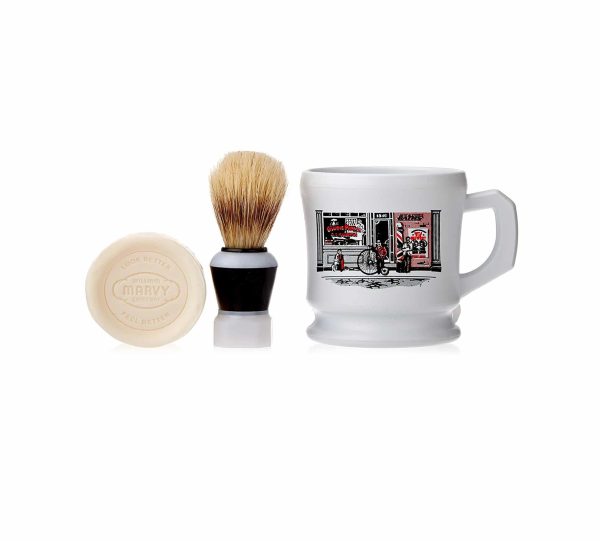 William Marvy Shaving Gift Set (Mug, Brush, And Soap) - Image 2