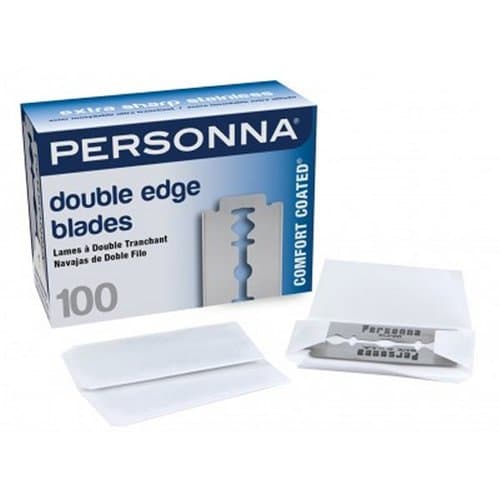 60-0146 Personna Stainless Steel Coated & Non-Oiled Double Edge Blade -  2000 Blades