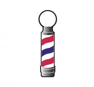 Barber pole decal - Barber supplies, Barber Depot