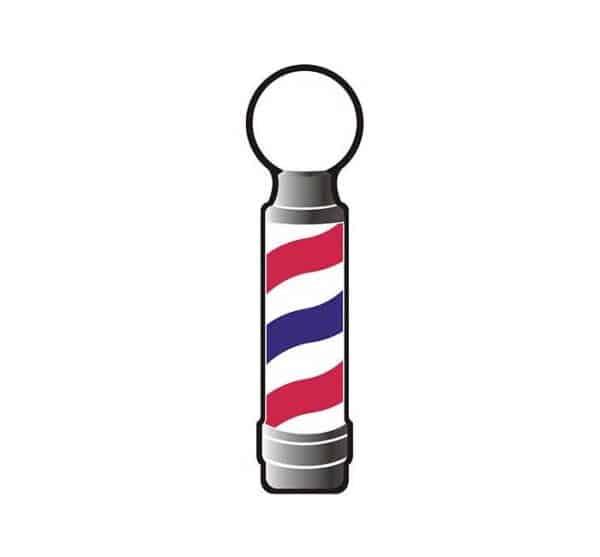 Barber Pole Decal