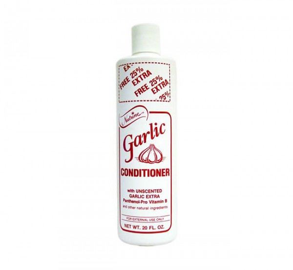 Nutrine Garlic Conditioner with Unscented Bottle 20 oz