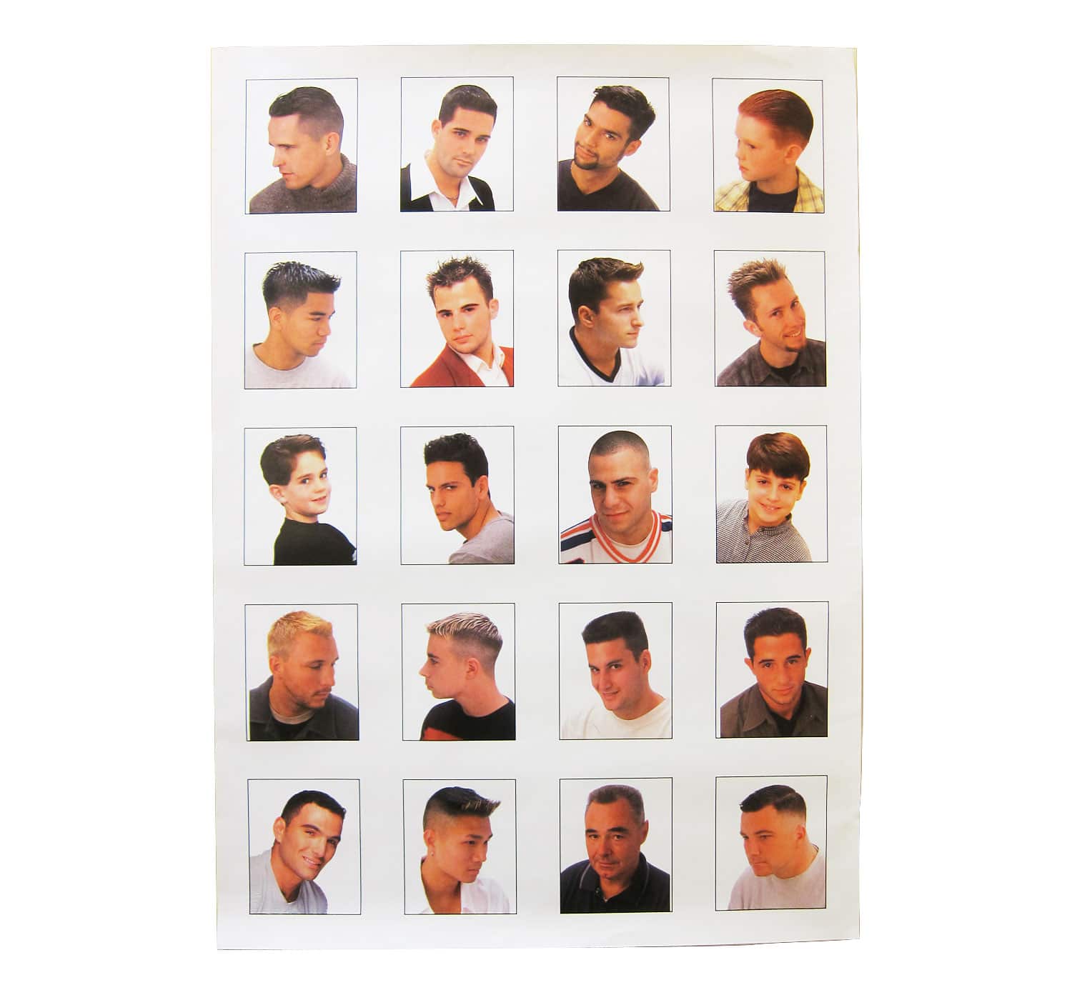 barber haircuts poster