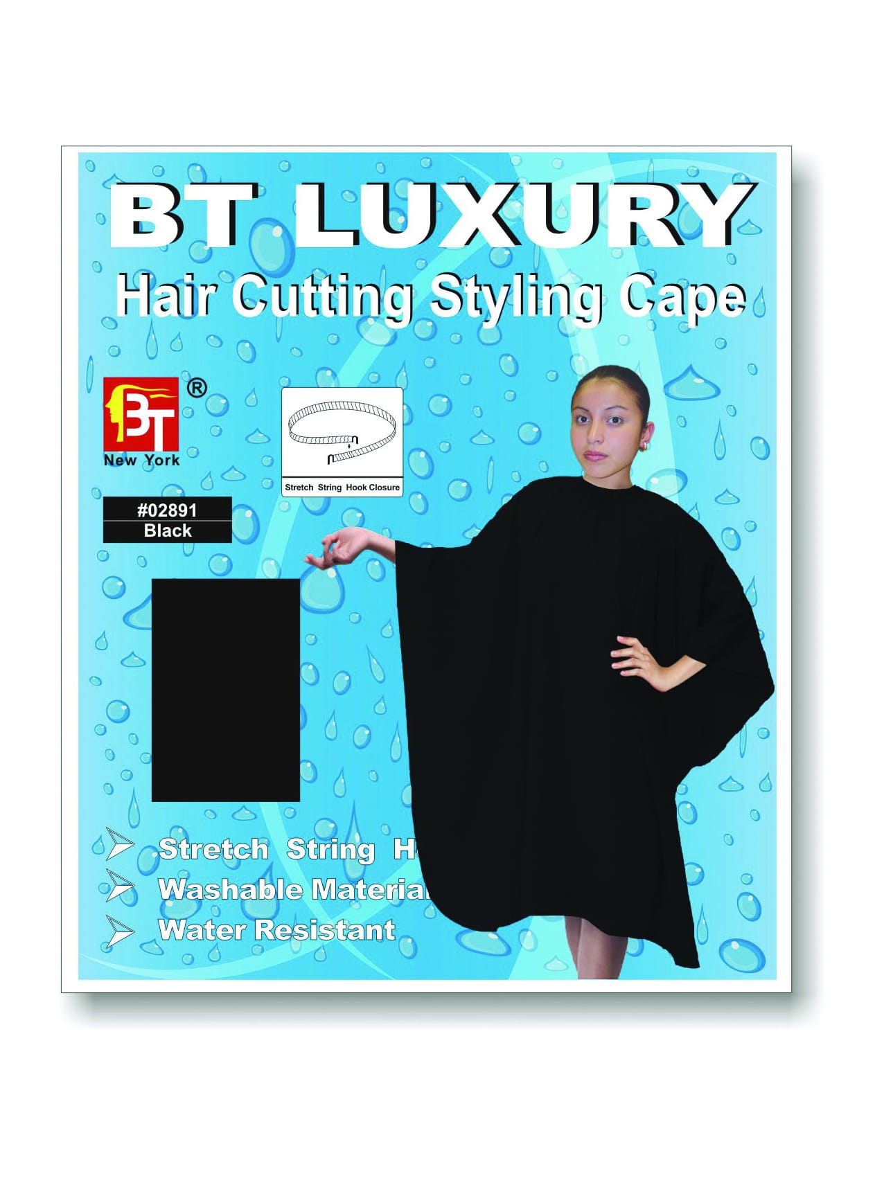 Stretch Hook Closure Hair Cutting Styling Cape - Barber Depot - Barber  Supply