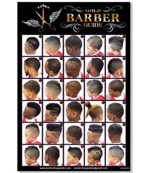 barber supplies poster for your barber shop