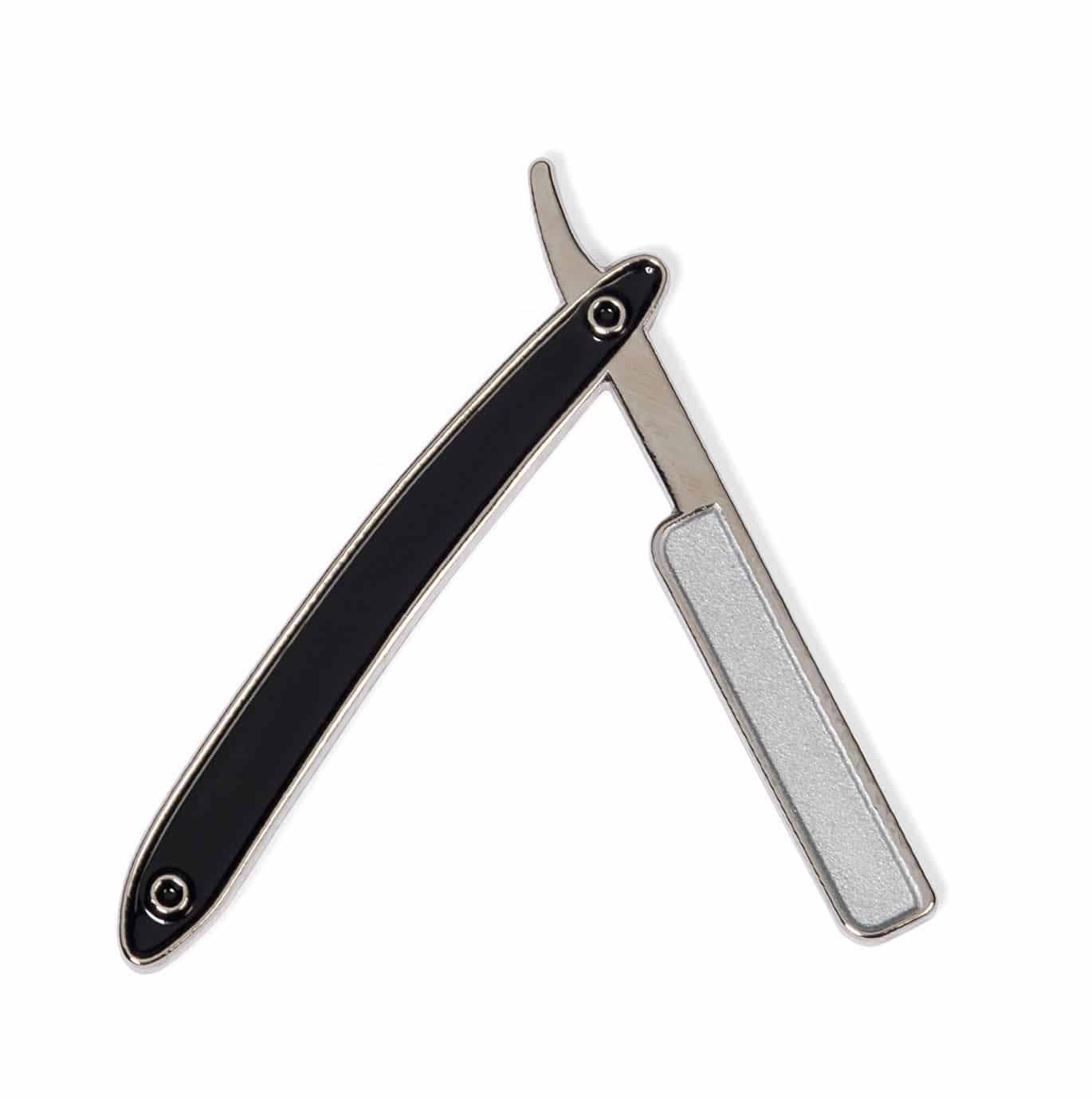 Razor Lapel Pin - Black