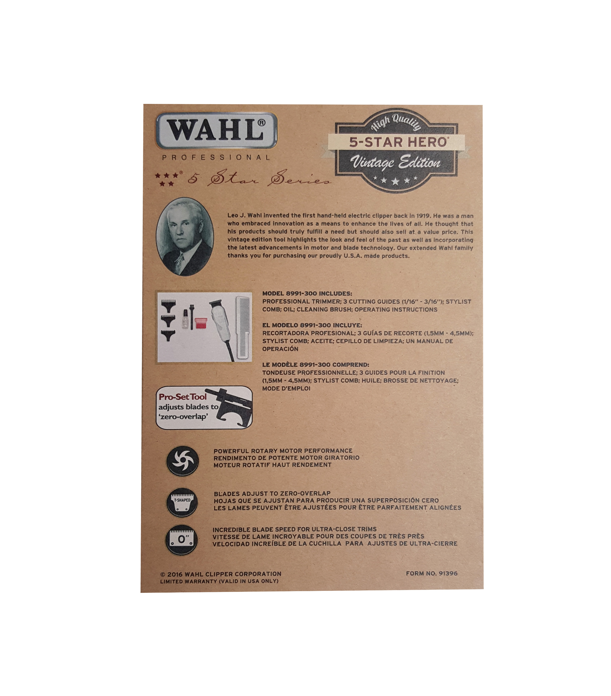 wahl 5 star hero 8991