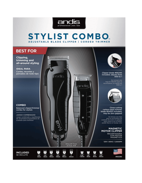 andis professional barber combo clipper and trimmer