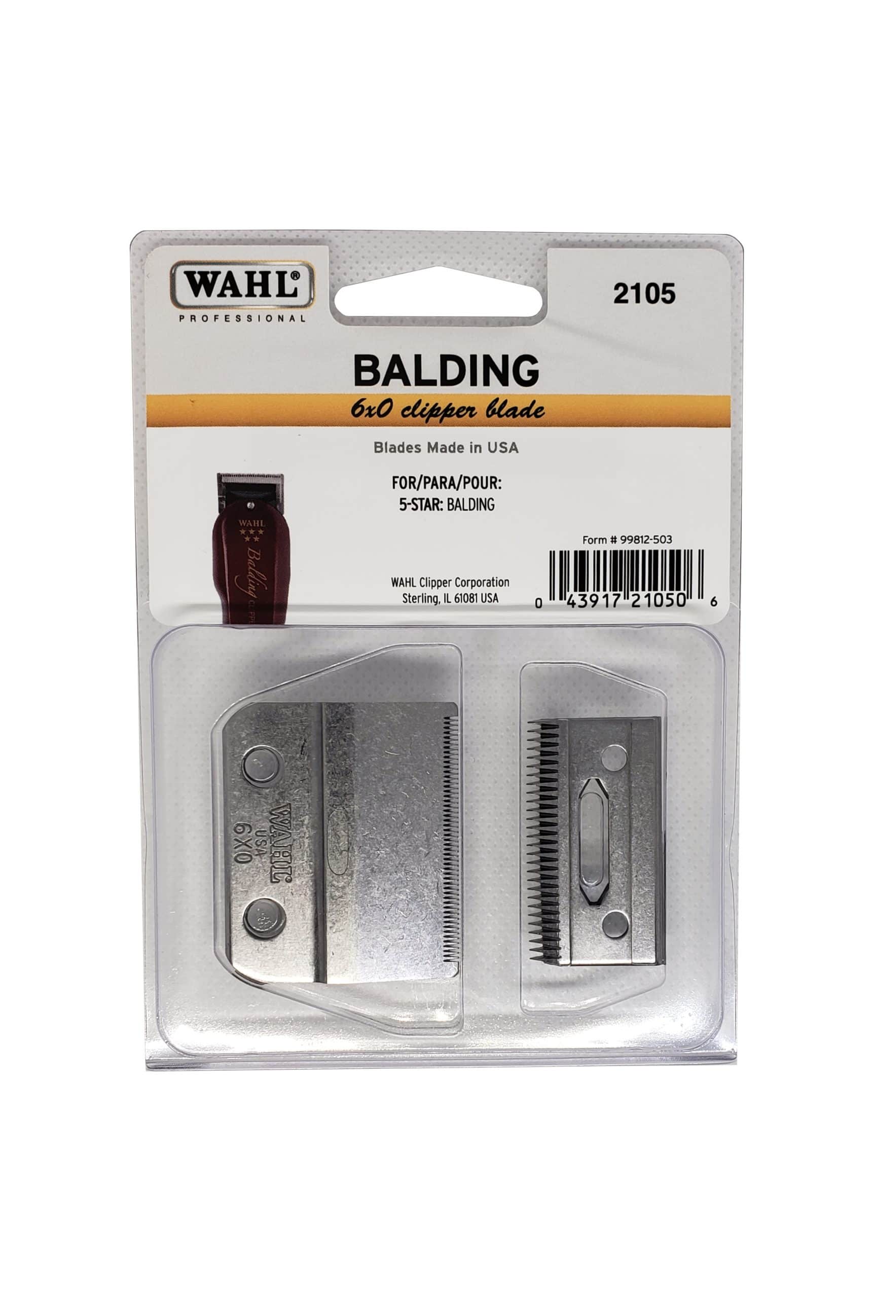 wahl balding clipper blades