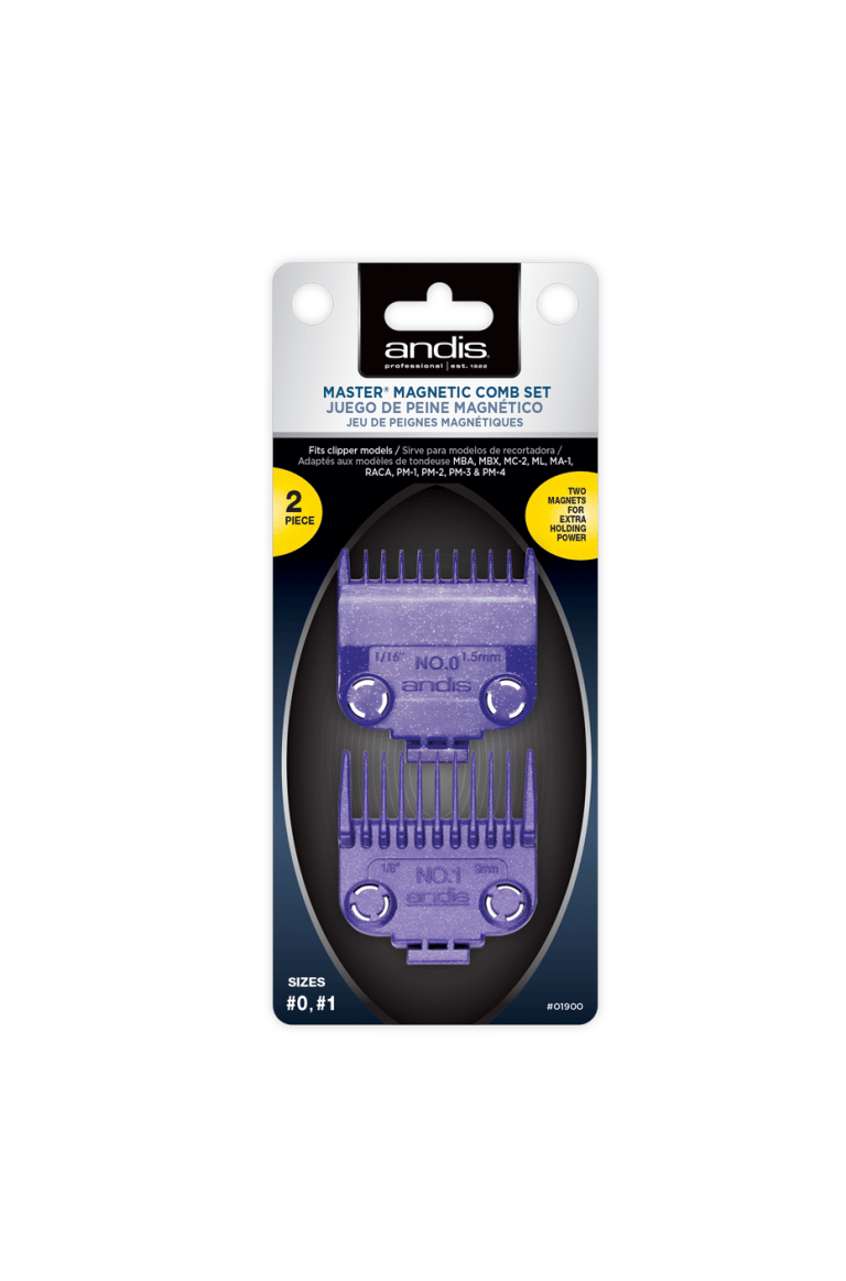 Andis Master Magnetic Comb Set - 0 & 1 #01900 - Barber Depot - Barber ...