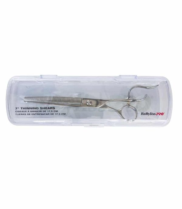 Babyliss Pro BARBERology 7" Silver Thinning Shear #FXSBT7 - Image 2