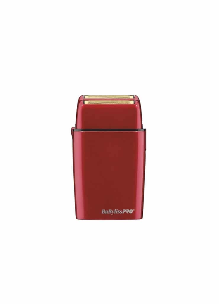 BabylissPro Red Double Foil Shaver FXFS2R Barber Depot Barber Supply