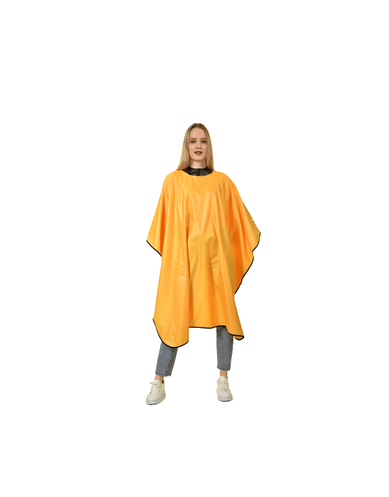 Yellow Sup Barber Cape