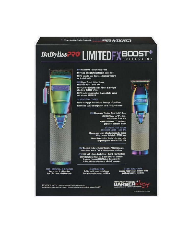 BabylissPro Boost FX Limited Edition Chameleon Clipper and Trimmer