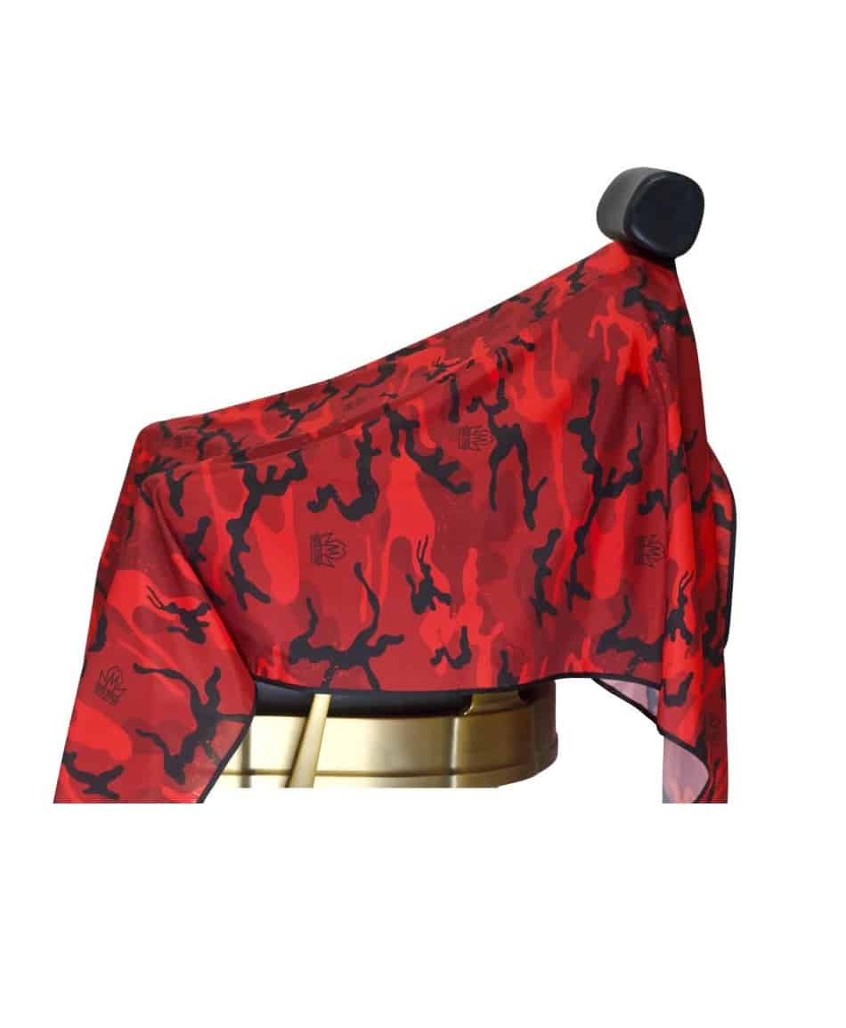  King Midas Barber Cape and Apron - Polyester Cotton
