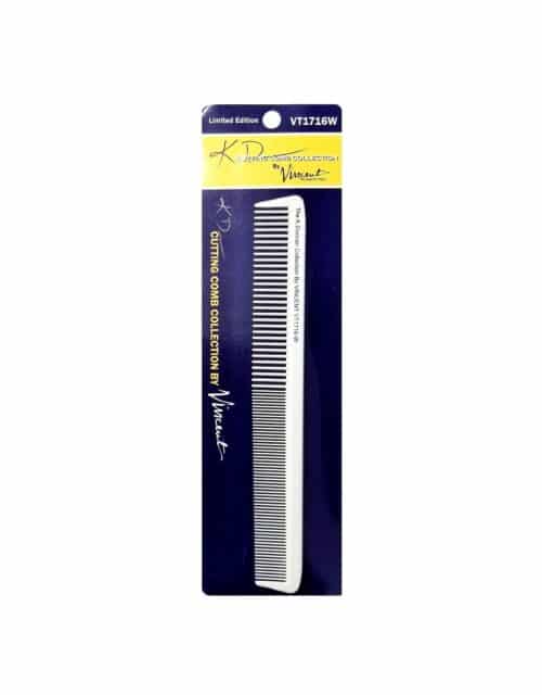 Vincent KD Ceramic White Cutting Comb #VT1716W
