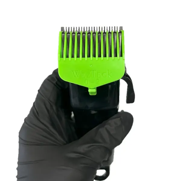 WezTeck One Blade Neon Green on clipper