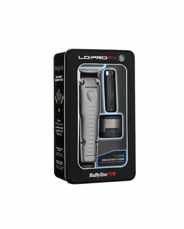 BabylissPro FXOne Lo-ProFX Clipper Gray #FX829 Package Angle Right