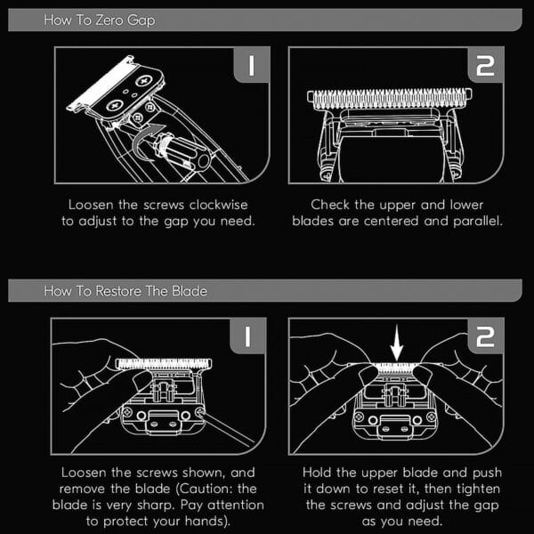 JRL EZ-Gap Trimmer Blade - How to Adjust