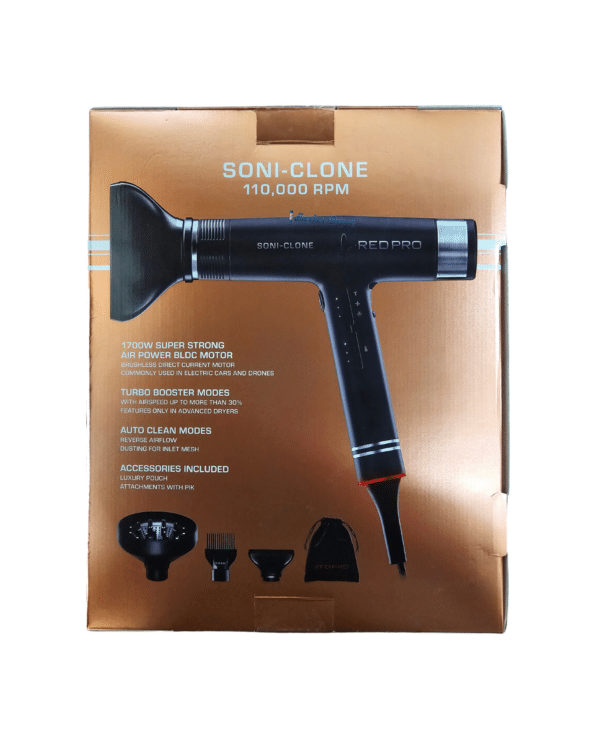 RedPro Soni-Clone BLDC Hair Dryer #BLDC01 - Package Back