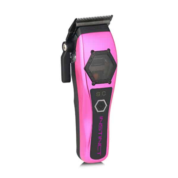 StyleCraft Instinct Metal Clipper #SC611M - Pink Cover Angled