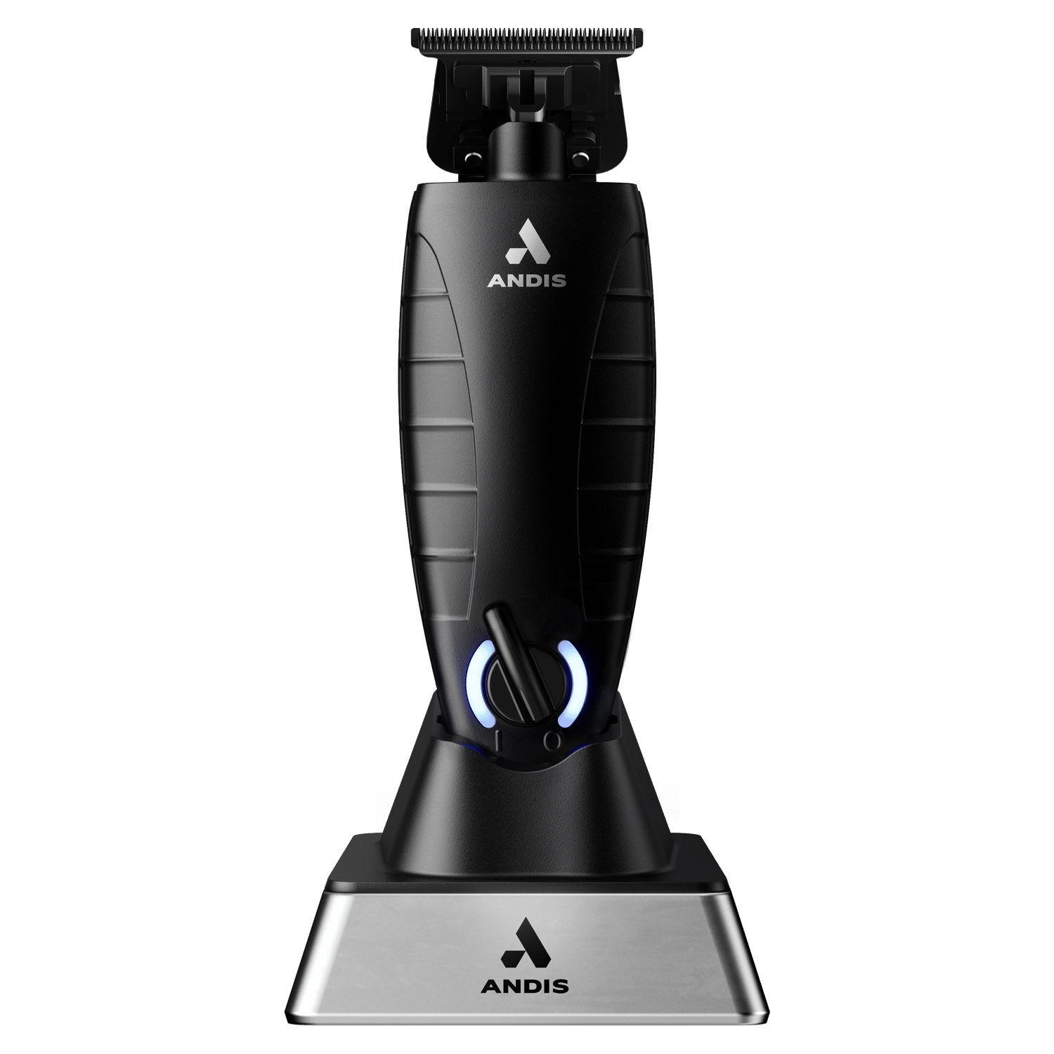 Andis GTX-Exo Black Label M-Force Special Edition Cordless Trimmer #561862 - On Charging Stand