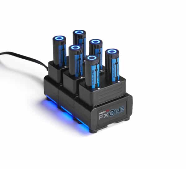 BabylissPro FXOne Dual Battery Charging Base #FXC2B - three bases connected with 6 batteries charging