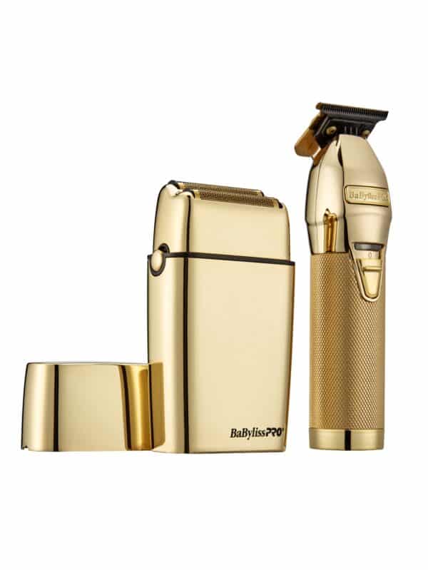 BabylissPro Limited Edition Gold Trimmer and Double Foil Shaver Value Pack #FXDUOFS2TG - View 2