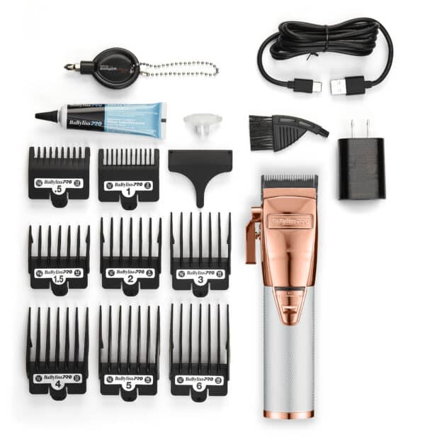 BabylissPro RoseGoldFX+ Clipper #FX870NRG - Included