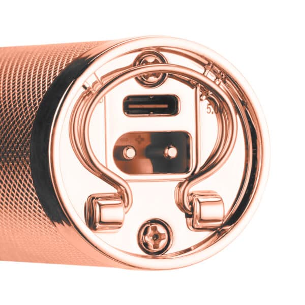 BabylissPro RoseGoldFX+ Trimmer #FX787NRG - Bottom Charging Port View