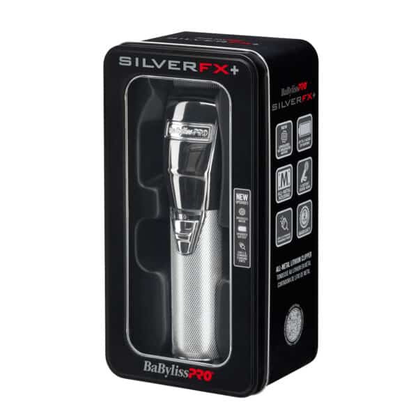 BabylissPro SilverFX+ Clipper FX870NS - Package Angled Left