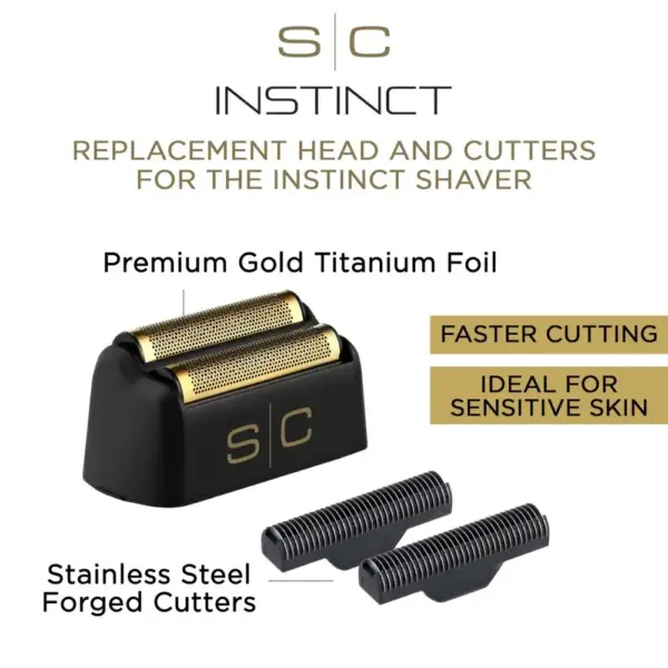 StyleCraft Instinct Shaver Replacement Foil and Cutter #SC542B - info