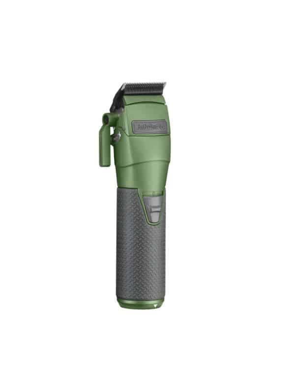 BabylissPro FXOne Limited Edition Matte Green Clipper (TOOL ONLY) #LFX899GC - Angled