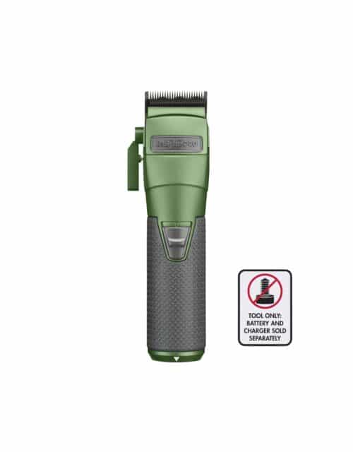 BabylissPro FXOne Limited Edition Matte Green Clipper (TOOL ONLY) #LFX899GC No Battery Sign