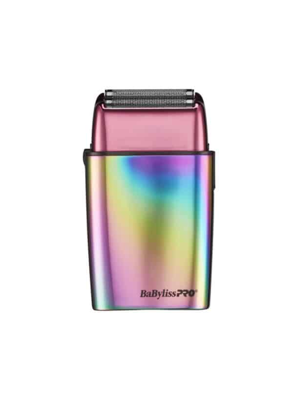 BabylissPro Limited Edition Iridescent Trimmer and Double Foil Shaver Value Pack #FXDUOFS2TRB - Foil Shaver