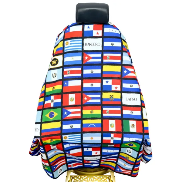 King Midas Barbero Latino Cape Centered on Chair