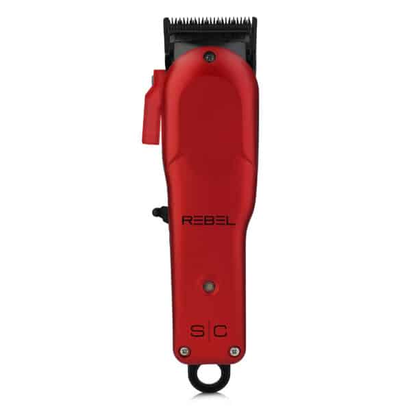 StyleCraft Rebel Clipper and Trimmer Combo (RED) #SC203R - Clipper Front