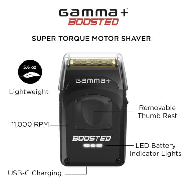 Gamma Boosted Shaver #GP808M - Info 1