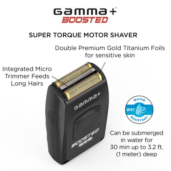 Gamma Boosted Shaver #GP808M - Info 2