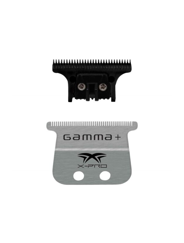 Gamma X-Pro Wide Stainless Steel Fixed Blade with "The One" DLC Moving Trimmer Blade #GP528SB