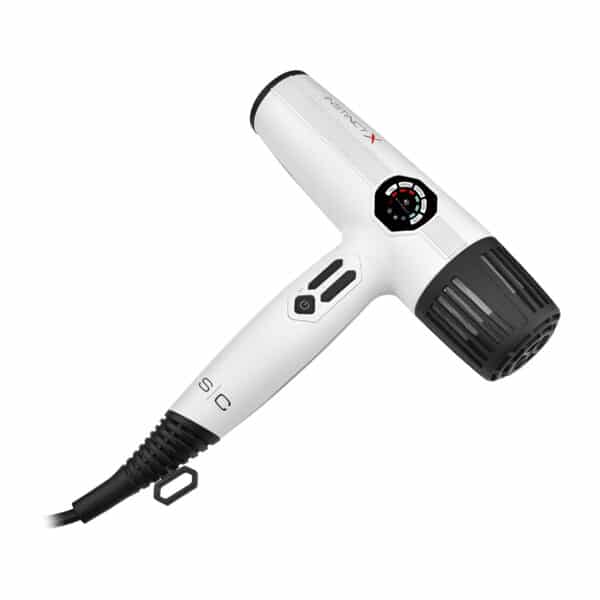 StyleCraft Instinct-X Hair Dryer - White #SC105B - Angle 3