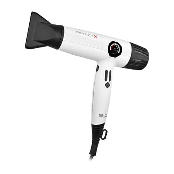 StyleCraft Instinct-X Hair Dryer - White #SC105B - With Concentrator