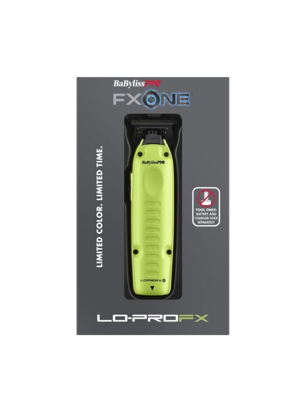 Babyliss FXOne Lo-ProFX Neon Yellow Trimmer #FX729NYLT - Package Front