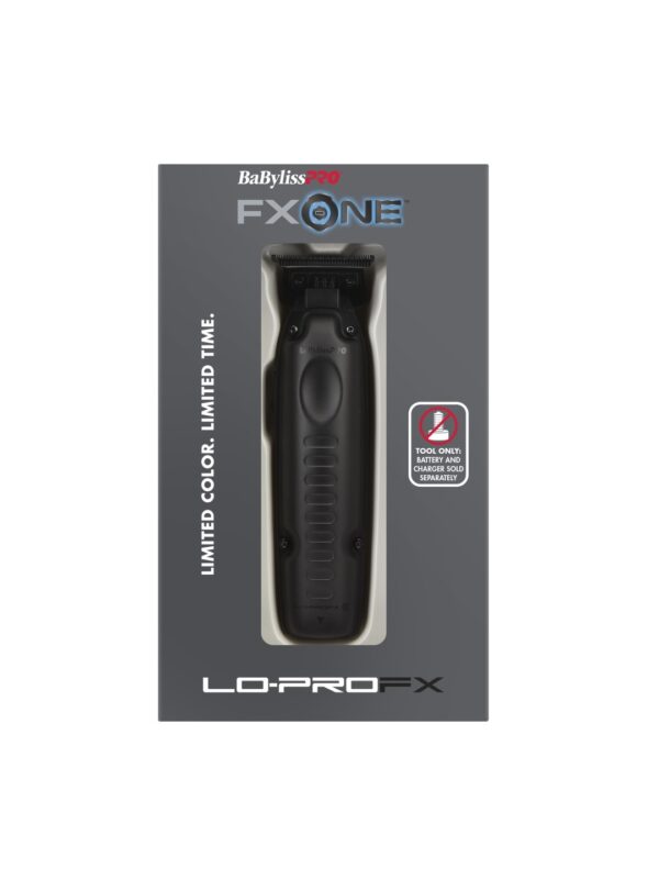 BabylissPro FXOne Lo-ProFX Trimmer Matte Black #FX729MBLT - Package Front