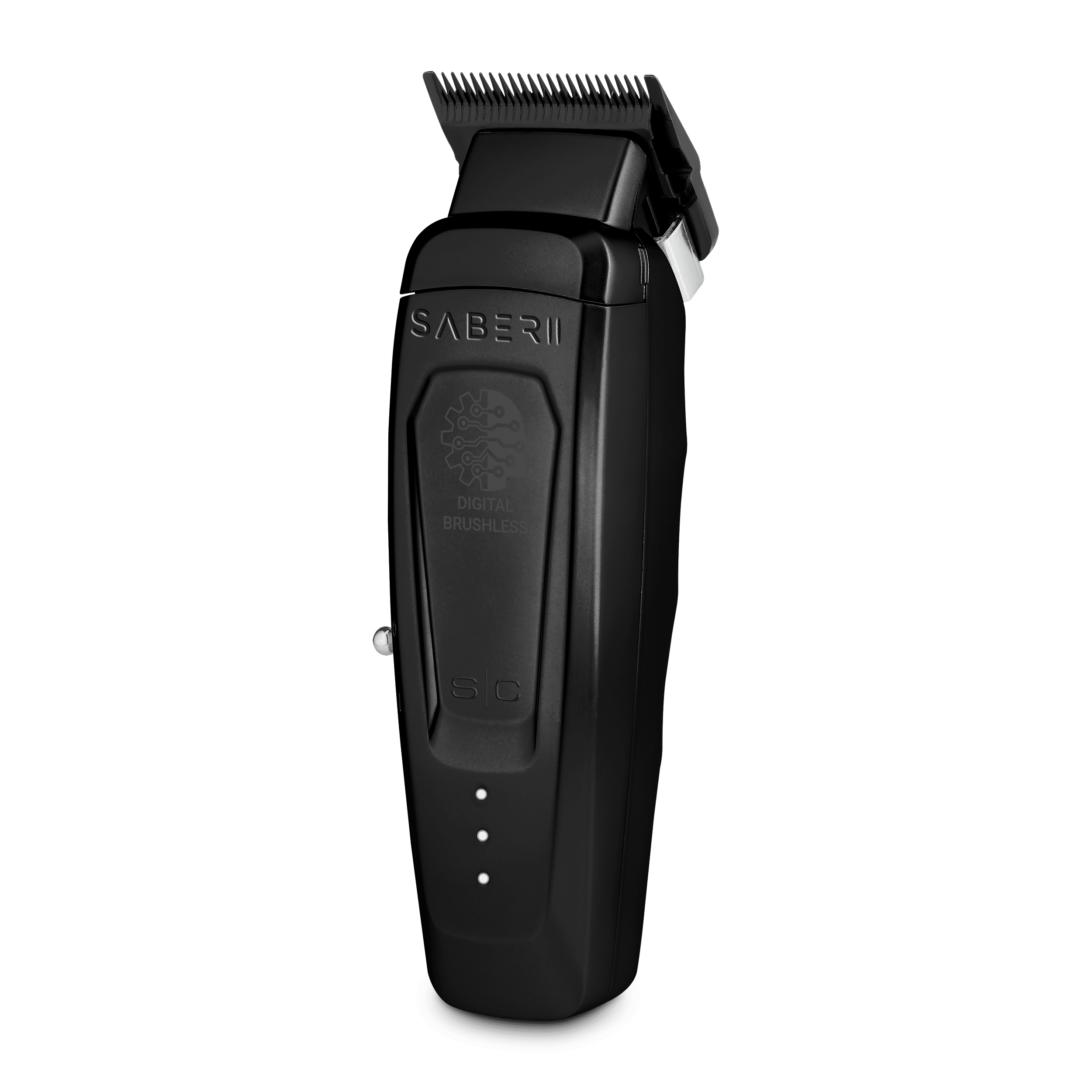 StyleCraft Saber 2.0 Clipper Black #SC617B - Angled