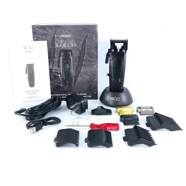 StyleCraft Saber 2.0 Clipper Black #SC617B - Included