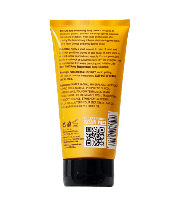 Dare 2B Bald Moisturizing Scalp Lotion Back