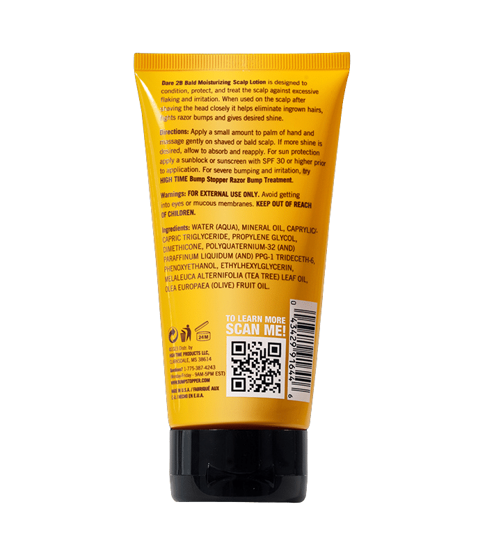 Dare 2B Bald Moisturizing Scalp Lotion Back