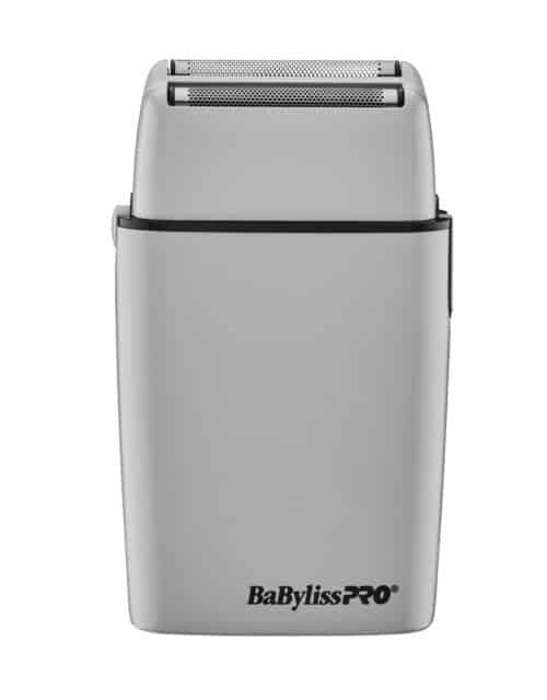 BabylissPro FoilFX02 Limited Edition Grey Metal Double Foil Shaver #FXFS2GY