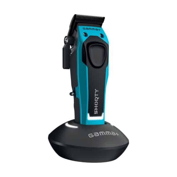 Gamma Shorty Clipper #GP605M - Blue cover on stand angled